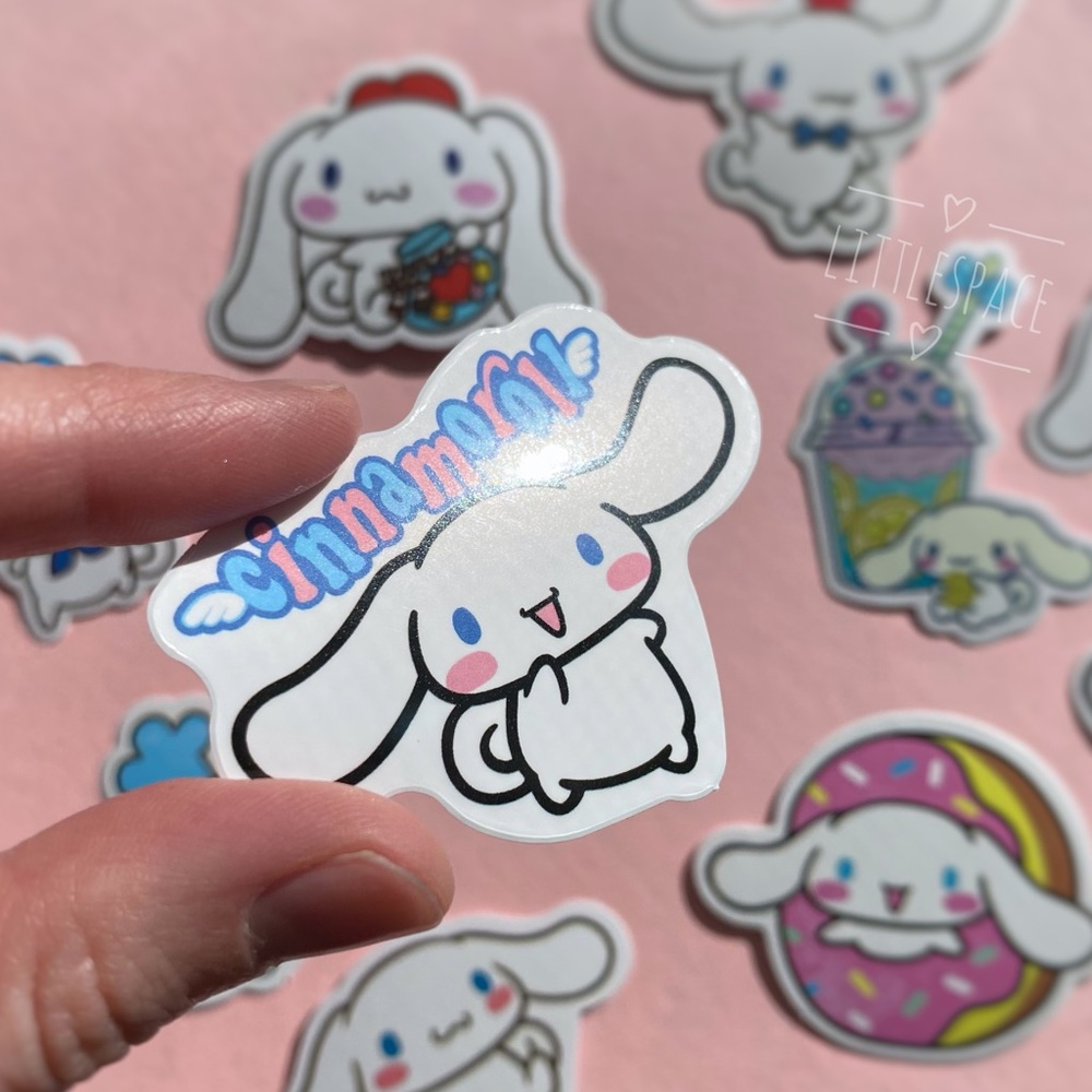 🤍 Cinnamoroll Sticker Pack2 - 10 Kawaii Sanrio Individual Large Stickers - Picture 2 of 2